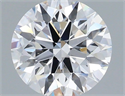Lab Grown Diamond 1.28 Carats, Round with Ideal Cut, D Color, VS1 Clarity and Certified by IGI