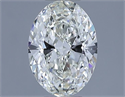 Natural Diamond 1.01 Carats, Oval with  Cut, I Color, VS2 Clarity and Certified by IGI