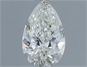 Diamante Natural 0.51 quilates, De pera , Color H, claridad SI1 y certificado IGI