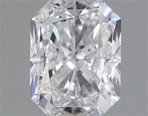 Picture of Natural Diamond 0.50 Carats, Radiant with  Cut, D Color, VS1 Clarity and Certified by GIA