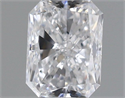 Natural Diamond 0.51 Carats, Radiant with  Cut, D Color, SI1 Clarity and Certified by GIA