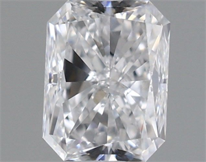 Picture of Natural Diamond 0.51 Carats, Radiant with  Cut, D Color, SI1 Clarity and Certified by GIA
