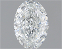 Natural Diamond 0.54 Carats, Oval with  Cut, F Color, VS1 Clarity and Certified by GIA