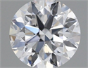 Natural Diamond 0.50 Carats, Round with Very Good Cut, D Color, SI2 Clarity and Certified by GIA