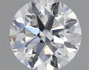 Picture of Natural Diamond 0.50 Carats, Round with Very Good Cut, D Color, SI2 Clarity and Certified by GIA