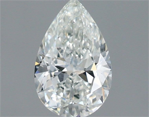Picture of Natural Diamond 0.54 Carats, Pear with  Cut, F Color, VS2 Clarity and Certified by GIA