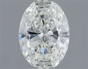 Picture of Natural Diamond 0.51 Carats, Oval with  Cut, F Color, SI1 Clarity and Certified by GIA