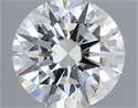 Diamante Natural 0.60 quilates, Redondo , Color J, claridad VVS2 y certificado GIA