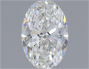 Natural Diamond 0.61 Carats, Oval with  Cut, G Color, IF Clarity and Certified by GIA