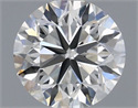 Diamante Natural 0.60 quilates, Redondo , Color H, claridad VS1 y certificado GIA