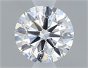 Natural Diamond 0.51 Carats, Round with Excellent Cut, D Color, VS2 Clarity and Certified by GIA