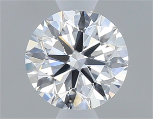 Picture of Natural Diamond 0.51 Carats, Round with Excellent Cut, D Color, VS2 Clarity and Certified by GIA