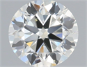 Natural Diamond 0.50 Carats, Round with Very Good Cut, I Color, VS2 Clarity and Certified by IGI