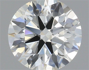 Picture of Natural Diamond 0.50 Carats, Round with Excellent Cut, I Color, SI1 Clarity and Certified by IGI