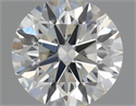 Natural Diamond 0.41 Carats, Round with Excellent Cut, H Color, VS1 Clarity and Certified by IGI