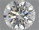 Natural Diamond 0.41 Carats, Round with Excellent Cut, H Color, VS1 Clarity and Certified by IGI