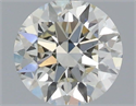Natural Diamond 0.41 Carats, Round with Excellent Cut, I Color, VS2 Clarity and Certified by IGI