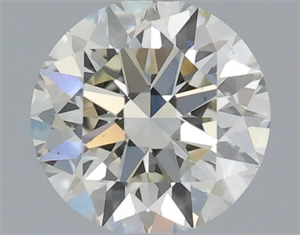 Picture of Natural Diamond 0.41 Carats, Round with Excellent Cut, I Color, VS2 Clarity and Certified by IGI