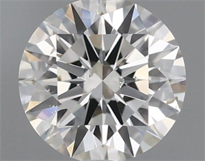 Picture of Natural Diamond 0.40 Carats, Round with Excellent Cut, I Color, SI1 Clarity and Certified by IGI
