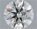 Natural Diamond 0.50 Carats, Round with Excellent Cut, I Color, SI1 Clarity and Certified by IGI