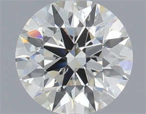 Picture of Natural Diamond 0.50 Carats, Round with Excellent Cut, I Color, SI1 Clarity and Certified by IGI