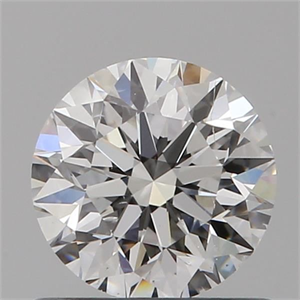 Picture of Natural Diamond 0.70 Carats, Round with Very Good Cut, D Color, SI2 Clarity and Certified by GIA