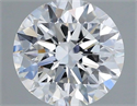 Del inventario de diamantes de laboratorio, 1.10 quilates, Redondo , Color E, claridad VS1 y certificado IGI