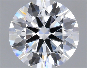 Picture of Lab Grown Diamond 1.21 Carats, Round with Excellent Cut, D Color, VS1 Clarity and Certified by IGI