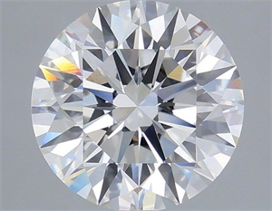 Picture of Lab Grown Diamond 3.05 Carats, Round with Ideal Cut, F Color, VVS1 Clarity and Certified by IGI