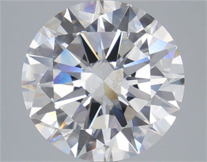 Picture of Lab Grown Diamond 5.02 Carats, Round with Very Good Cut, G Color, SI1 Clarity and Certified by IGI