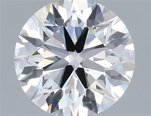 Picture of Lab Grown Diamond 1.27 Carats, Round with Ideal Cut, D Color, VS1 Clarity and Certified by IGI