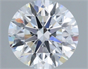 Lab Grown Diamond 1.27 Carats, Round with Excellent Cut, D Color, VS1 Clarity and Certified by IGI