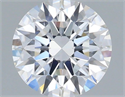 Lab Grown Diamond 1.27 Carats, Round with Excellent Cut, D Color, VS1 Clarity and Certified by IGI