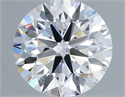 Del inventario de diamantes de laboratorio, 1.21 quilates, Redondo , Color D, claridad VVS2 y certificado IGI