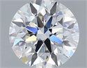 Lab Grown Diamond 1.25 Carats, Round with Excellent Cut, D Color, VS2 Clarity and Certified by IGI