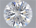 Lab Grown Diamond 1.23 Carats, Round with Excellent Cut, D Color, VVS2 Clarity and Certified by IGI