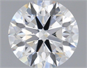 Lab Grown Diamond 1.21 Carats, Round with Ideal Cut, E Color, VS1 Clarity and Certified by IGI