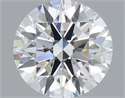 Lab Grown Diamond 1.32 Carats, Round with Ideal Cut, E Color, VS1 Clarity and Certified by IGI