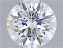 Lab Grown Diamond 0.70 Carats, Round with Ideal Cut, D Color, VVS2 Clarity and Certified by IGI