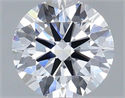 Lab Grown Diamond 1.18 Carats, Round with Ideal Cut, F Color, IF Clarity and Certified by IGI
