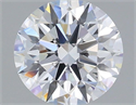 Lab Grown Diamond 1.23 Carats, Round with Ideal Cut, D Color, VVS2 Clarity and Certified by IGI