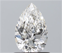 Natural Diamond 0.72 Carats, Pear with  Cut, G Color, VS2 Clarity and Certified by IGI