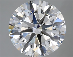 Picture of Natural Diamond 4.04 Carats, Round with Excellent Cut, E Color, SI1 Clarity and Certified by GIA