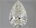 Natural Diamond 3.01 Carats, Pear with  Cut, I Color, SI1 Clarity and Certified by IGI
