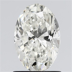 Picture of Natural Diamond 1.20 Carats, Oval with  Cut, J Color, SI2 Clarity and Certified by GIA