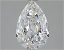 Diamante Natural 1.58 quilates, De pera , Color E, claridad VVS2 y certificado GIA
