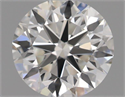 Diamante Natural 0.55 quilates, Redondo , Color H, claridad VVS1 y certificado GIA