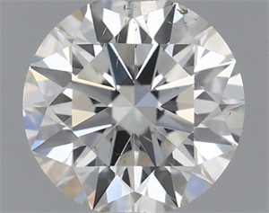Picture of Natural Diamond 0.40 Carats, Round with Excellent Cut, H Color, SI1 Clarity and Certified by IGI
