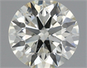 Natural Diamond 0.60 Carats, Round with Excellent Cut, K Color, SI1 Clarity and Certified by IGI