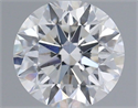 Natural Diamond 0.70 Carats, Round with Excellent Cut, D Color, VS2 Clarity and Certified by IGI